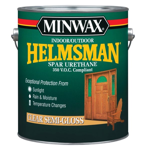 Helmsman Minwax  Semi-Gloss Clear Oil-Based Spar Urethane 1 gal 132250000